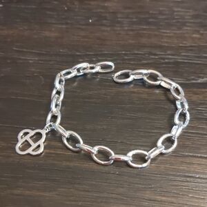 Stella & Dot Charm Silver Bracelet